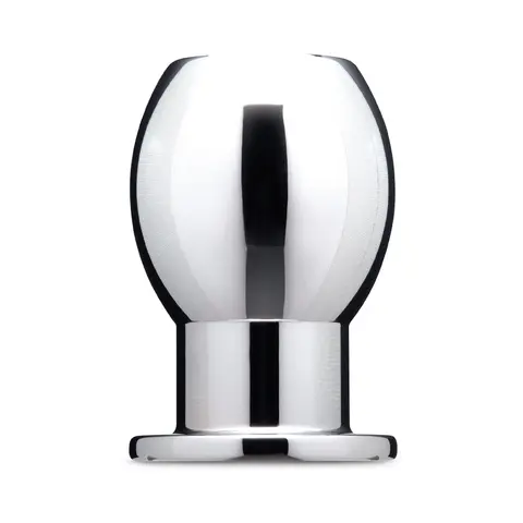 b-Vibe Essentials 3 in. Aluminum Hollow Tunnel Butt Plug