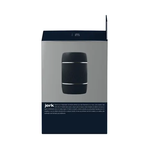 VeDO Jerk Masturbation Sleeve Black with Clear Sleeve