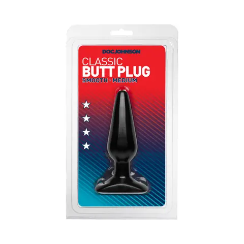 Medium Butt Plug in Black