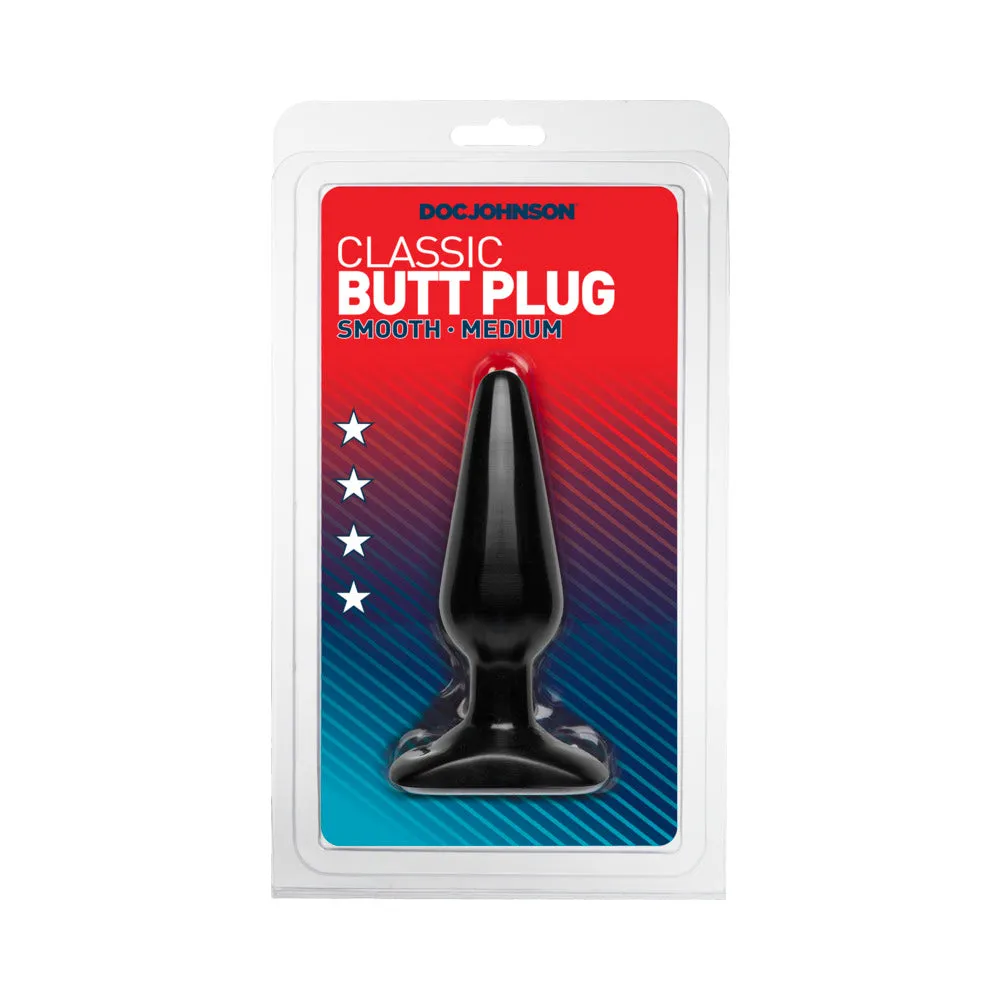 Medium Butt Plug in Black