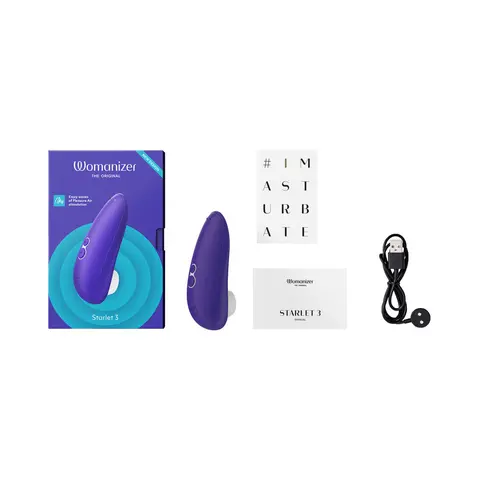 Womanizer Starlet 3 Rechargeable Silicone Compact Pleasure Air Clitoral Stimulator Turquoise