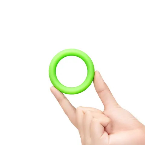 b-Vibe Snug Ring 45mm Snug Fit Silicone C-Ring in Green