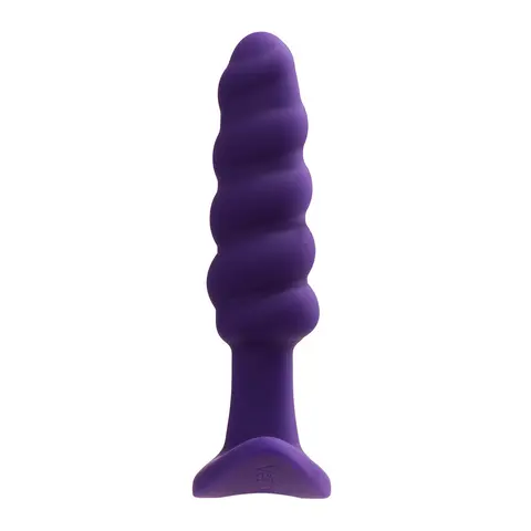 VeDO Twist Rechargeable Silicone Vibrating Anal Plug in Purple