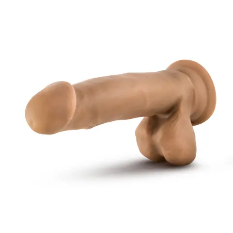 Dr. Skin Dr. Mark 7 in. Dildo with Balls in Tan