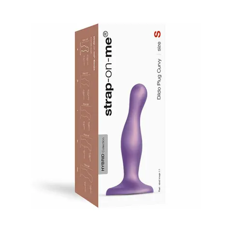Strap-On-Me Dildo Plug Curvy Small Purple