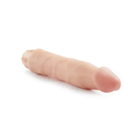 Dr. Skin Cock Vibe 1 Realistic 9 in. Vibrating Dildo in Beige