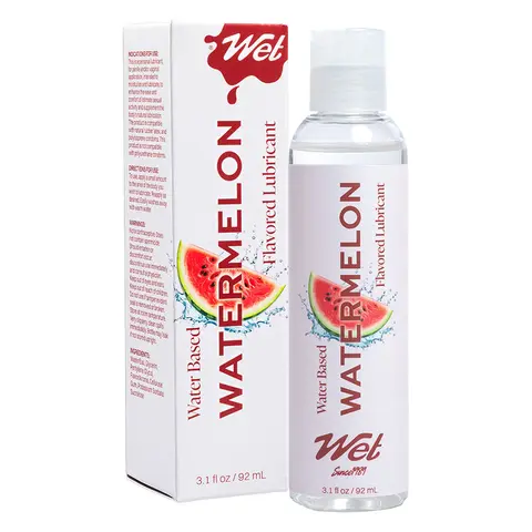 Wet Flavored Lubricant Watermelon 3.1 oz.