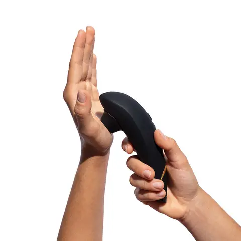 Womanizer Premium 2 Rechargeable Silicone Luxurious Pleasure Air Clitoral Stimulator in Black