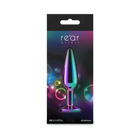 Rear Assets Tapered Plug Multicolor/Rainbow Medium