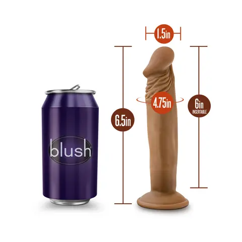 Dr. Skin Dr. Small Realistic 6.5 in. Dildo in Tan