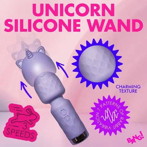 BANG! Unicorn Silicone Wand