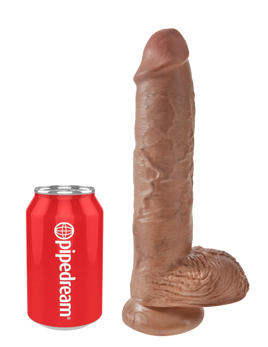 King Cock 10" Cock with Balls