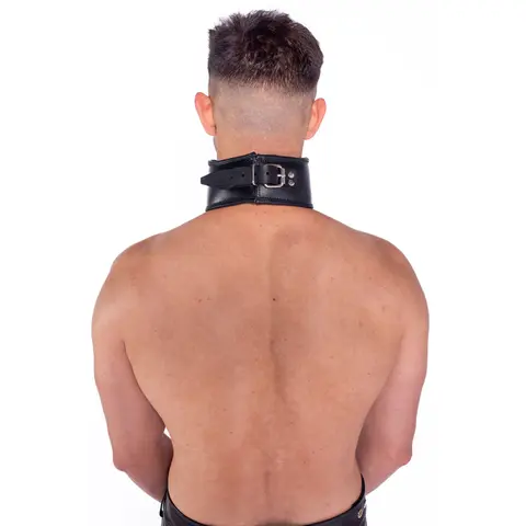 Prowler RED Leather Posture Collar S/M