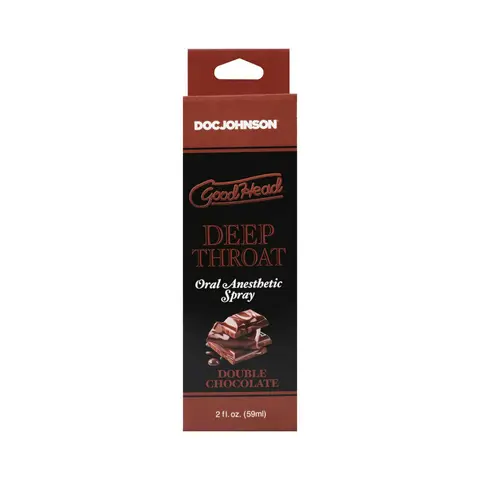 GoodHead Deep Throat Spray Double Chocolate 2 oz.