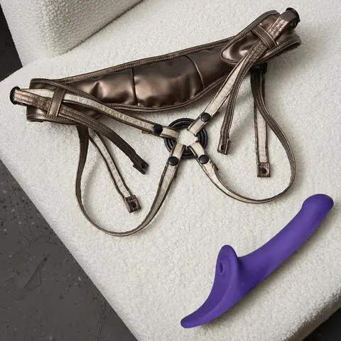 Strap-On-Me Multi Orgasm Dildo Medium in Purple