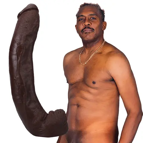 Signature Cocks Dredd ULTRASKYN Cock with Removable Vac-U-Lock Suction Cup 13.5in Chocolate