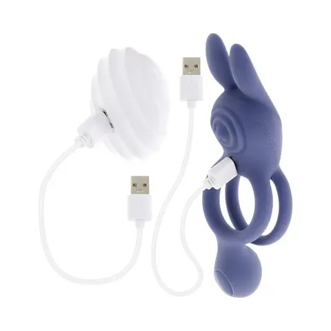Zero Tolerance Naughty Bunny Silicone Rechargeable Purple