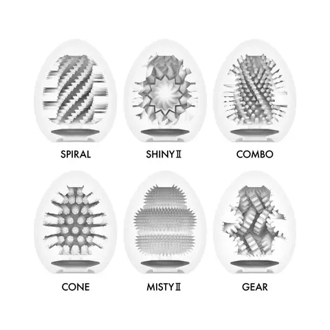 Tenga EGG Variety Pack Hard Boiled II 6 Pack