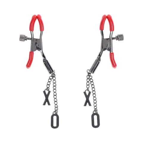 Sportsheets Sex & Mischief Ex's & Oh's Nipple Clamps
