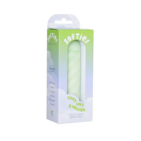 Softies Dual Layer Bullet 4 in. in Green