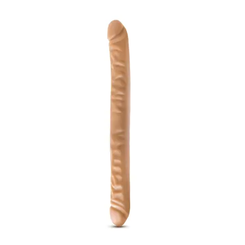 Dr. Skin 18 in. Double Dildo in Tan