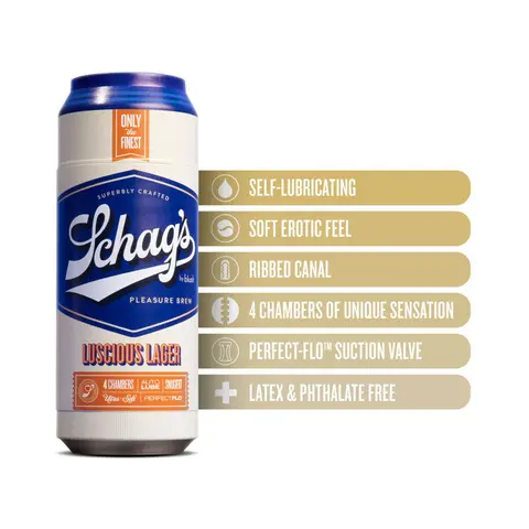 Schag's Luscious Lager Self-Lubricating Stroker Frosted