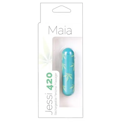 Maia Jessi 420 Rechargeable Mini Bullet Green