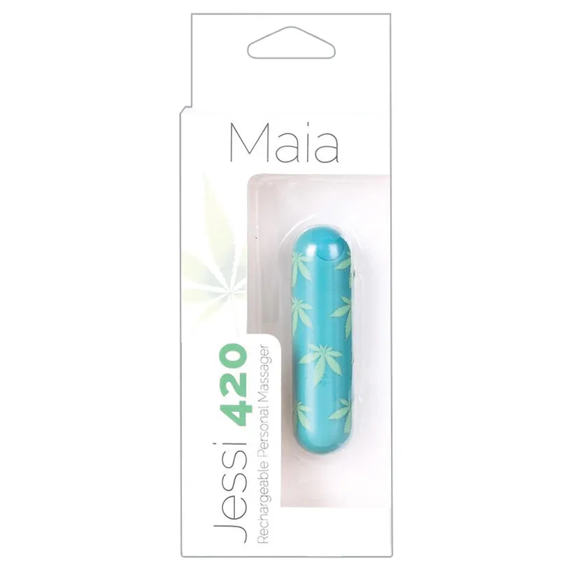 Maia Jessi 420 Rechargeable Mini Bullet Green