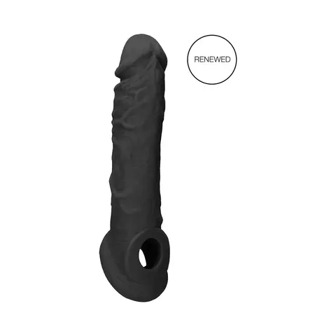 RealRock Skin 8 in. Penis Extender Sling in Black