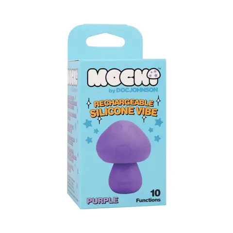 Mochi Mushroom Rechargeable Silicone Vibe in Purple