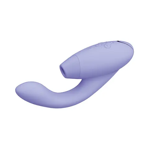 Womanizer Duo 2 Rechargeable Dual Stimulation Pleasure Air and G-Spot Vibrator in Lilac