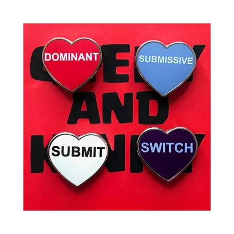 Geeky & Kinky Kinky Hearts Series 5 Enamel Pins