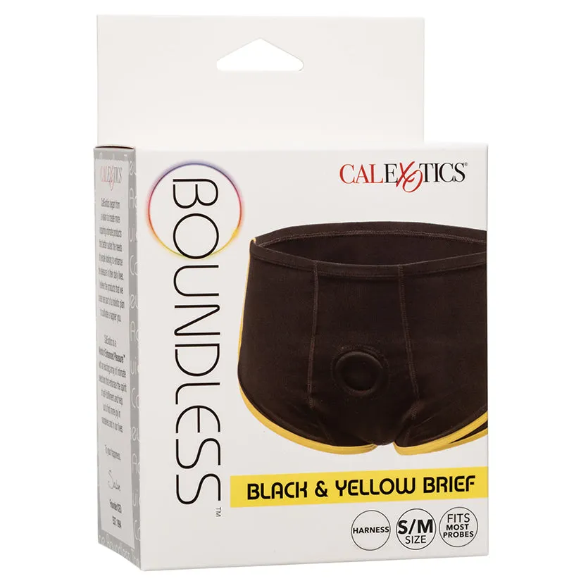 Boundless Brief Black and Yellow S/M