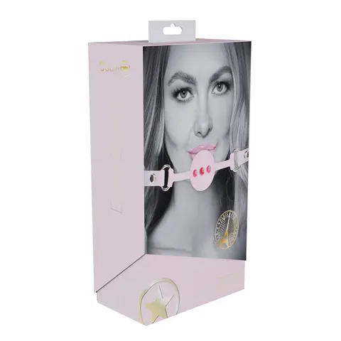 Ouch! International Paris Collection Silicone Ball Gag in Pink