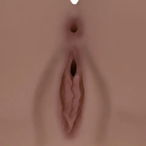 Xkin Bodyforms Kaya Bloom Dual Entry Vibrating Masturbator Brown
