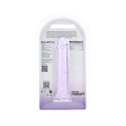 Realrock Realistic Dildo 5 in. in Purple