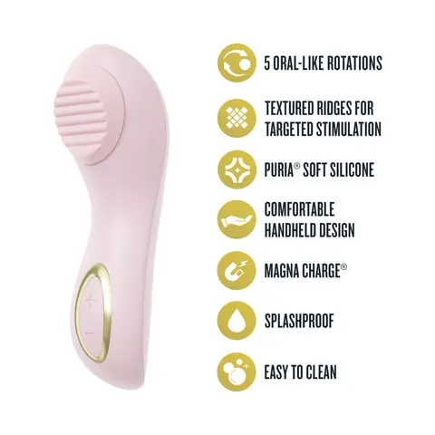 Delice Dahlia Stimulating Personal Massager Pink