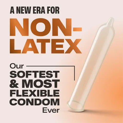 Trojan G.O.A.T Non-Latex Silicone Lubricated 3-Pack