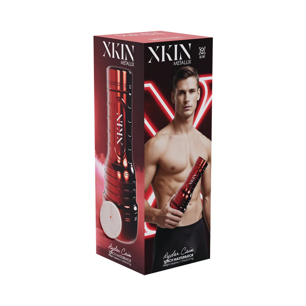 XKIN Ryder Cain Ass Torch Masturbator Metallic Red