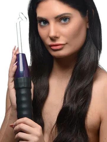 Zeus Electrosex Deluxe Edition Twilight Violet Wand With 5 Attachments