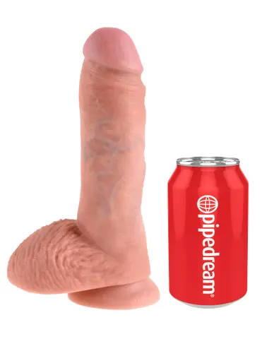 King Cock 8" Cock with Balls