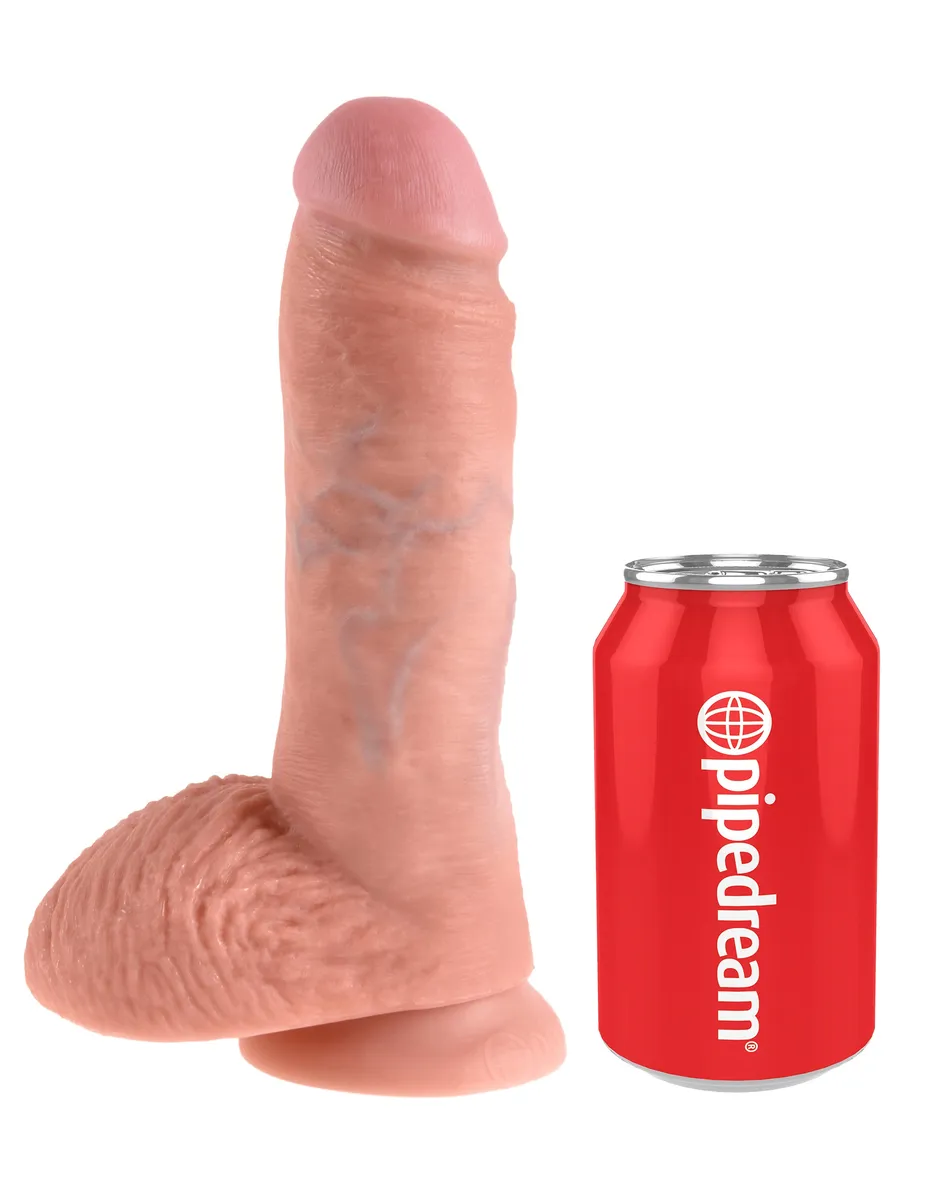 King Cock 8" Cock with Balls
