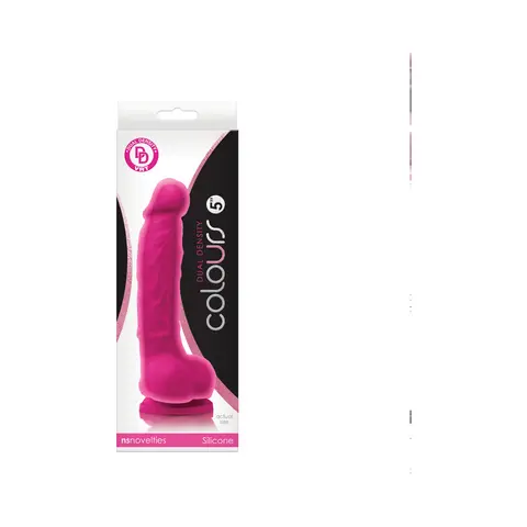 Colours Dual Density 5 in. Dildo in Pink