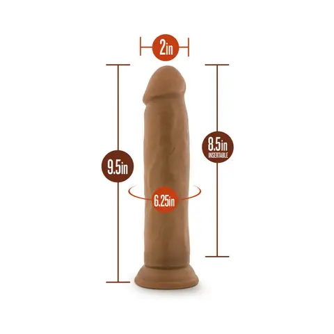 Dr. Skin Realistic 9 in. Dildo in Tan