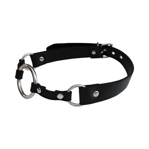 Rouge Fetish Play Vegan O-Ring Gag Black