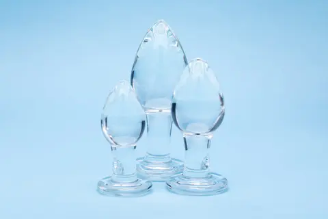 Clarity Utopian Trinity Glass Plug Set