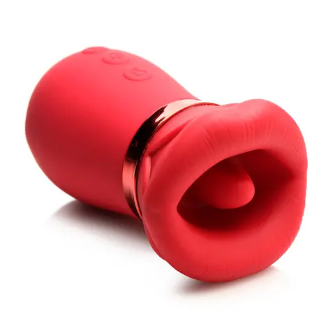 Lickgasm Kiss Me More Kissing, Sucking, & Vibrating Clitoral Stimulator