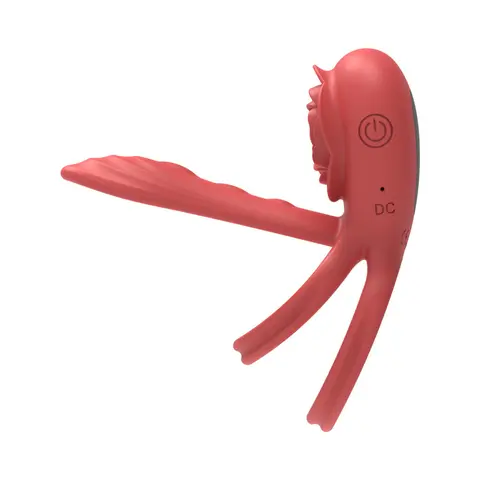 Adam & Eve Vibrating Rose Girth Enhancer Couples Triple Stimulator