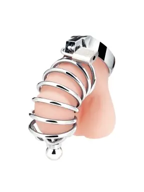 urethral play stainless steel cock cage