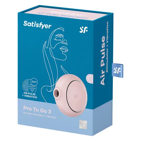 Satisfyer Pro To Go 3 in Rose